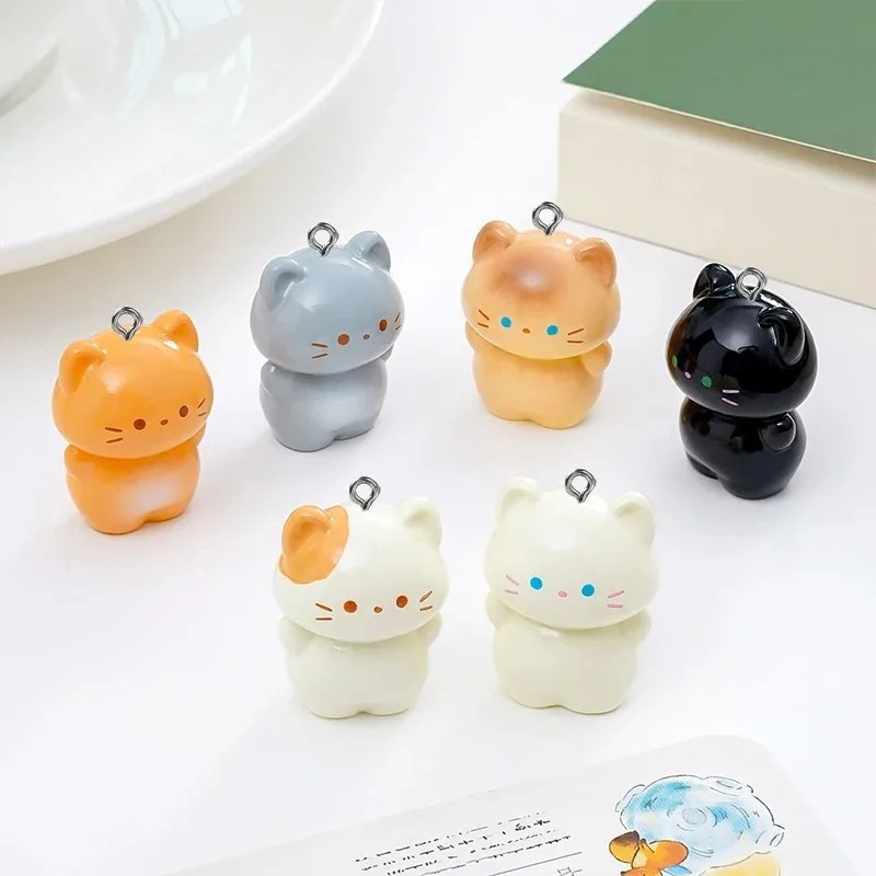 Resin Art Essentials - 10 Pack Sweet 3D Standing Kitten