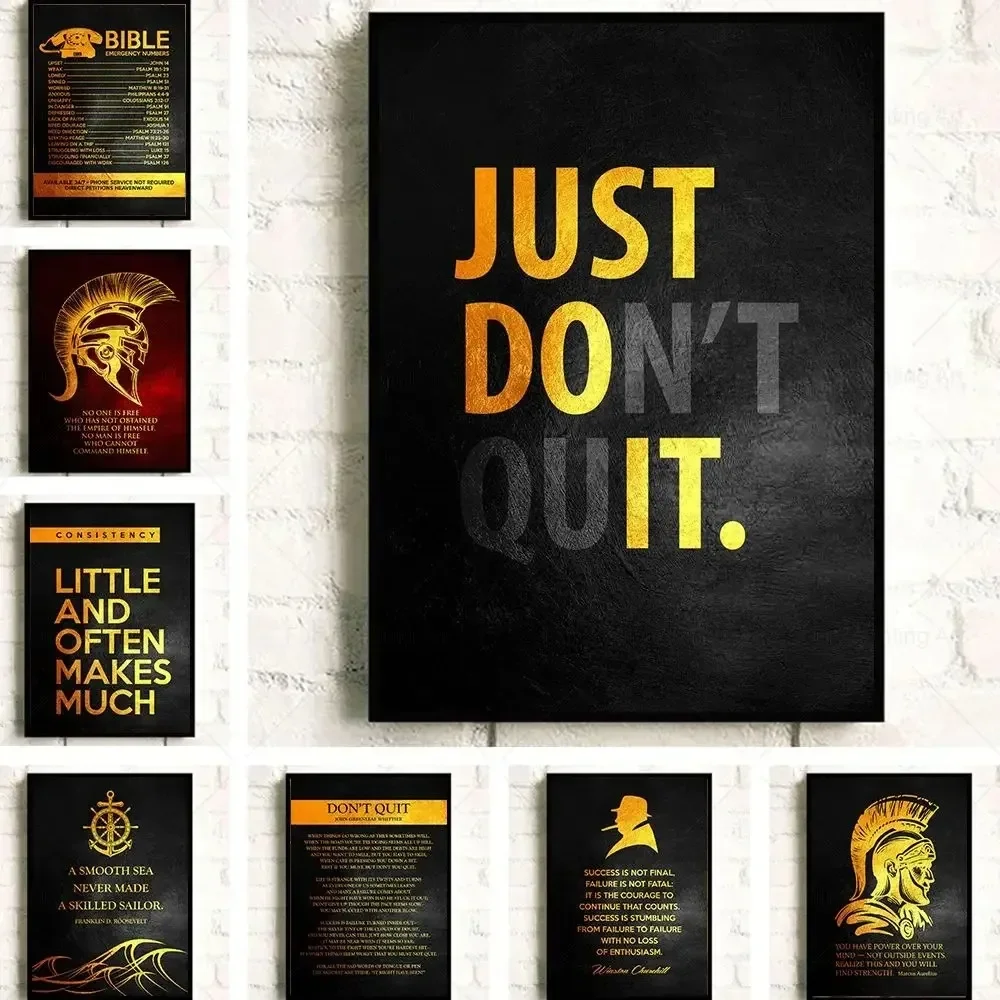 Resin Art Quotes - Motivational Quote Art Posters for Wall