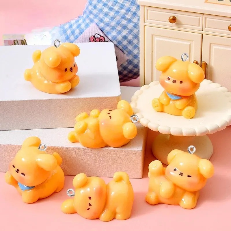 Resin Art Essentials - 10Pcs Cute Cartoon Dog Acrylic Resin