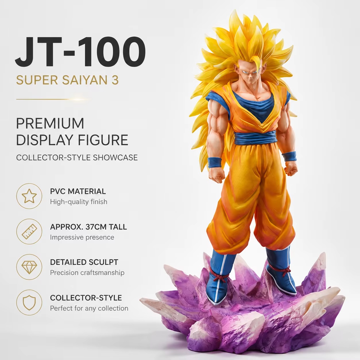 37cm Jt Studio Dragon Ball Z S - Resin Art Goku recension och pris