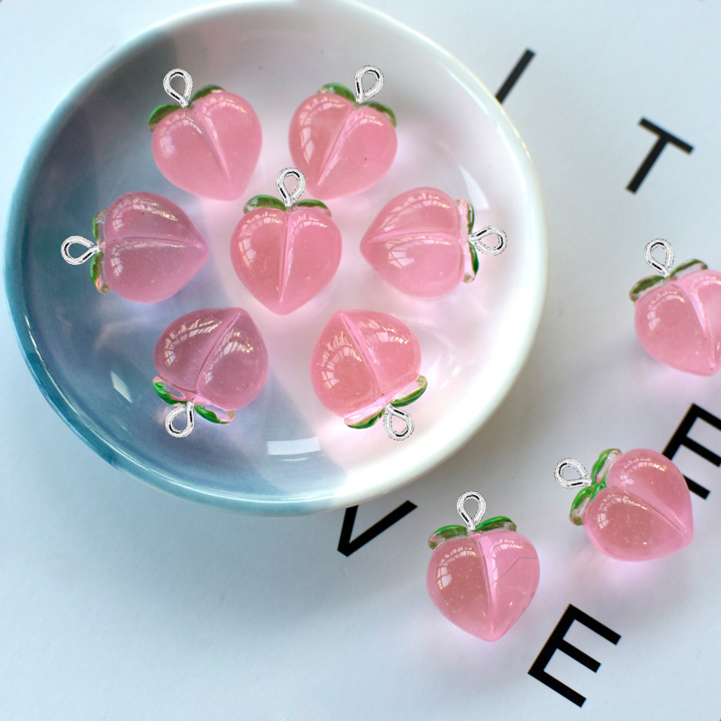 10Pcs New Transparent Peach Fl - Resin Art Essentials recension och pris