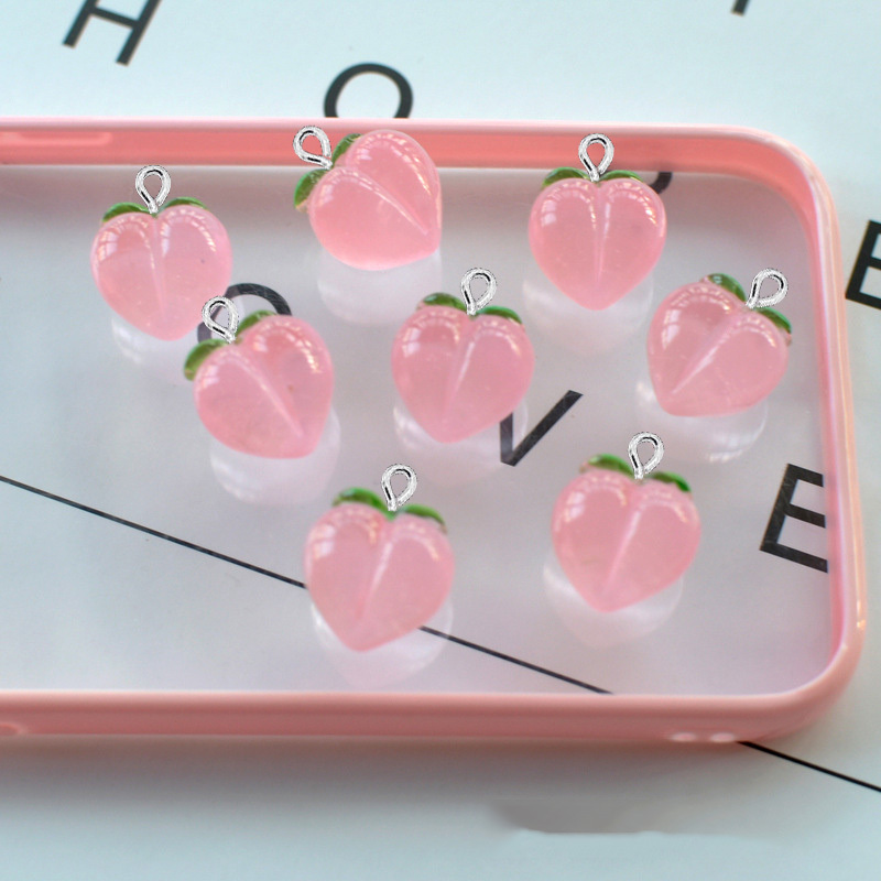 10Pcs New Transparent Peach Fl - Resin Art Essentials recension och pris