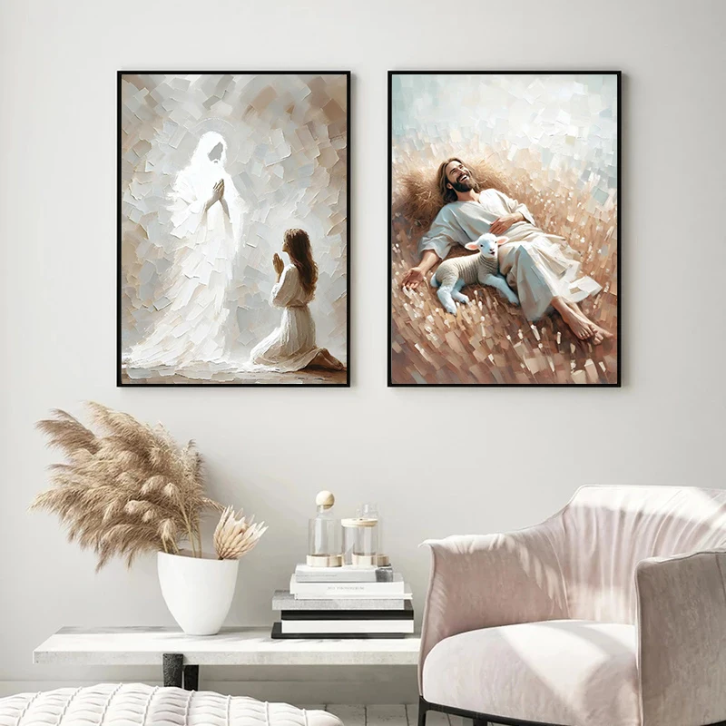 1pc frameless,Walking on Water - Resin Art On Canvas recension och pris