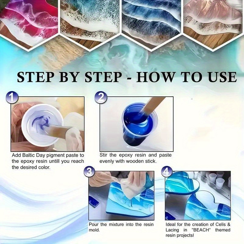 24 Colors/8 Colors 5 Grams 0.1 - Resin Art Table Top recension och pris