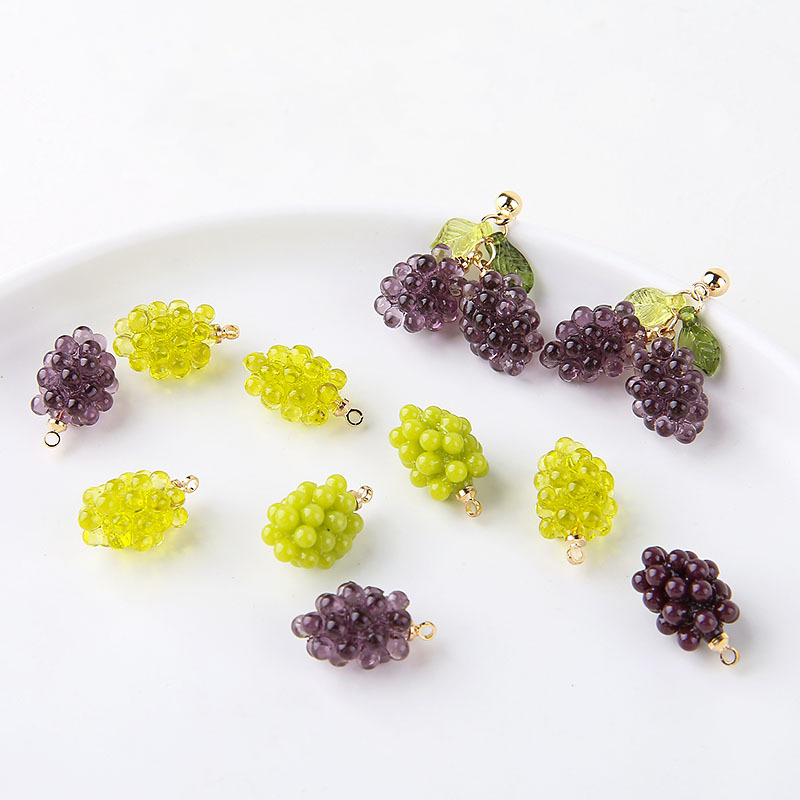 6pcs Cute Little Grapes Resin  - Resin Art Essentials recension och pris