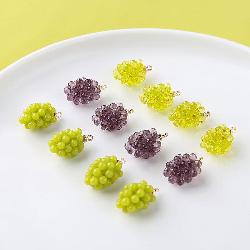 6pcs Cute Little Grapes Resin  - Resin Art Essentials recension och pris