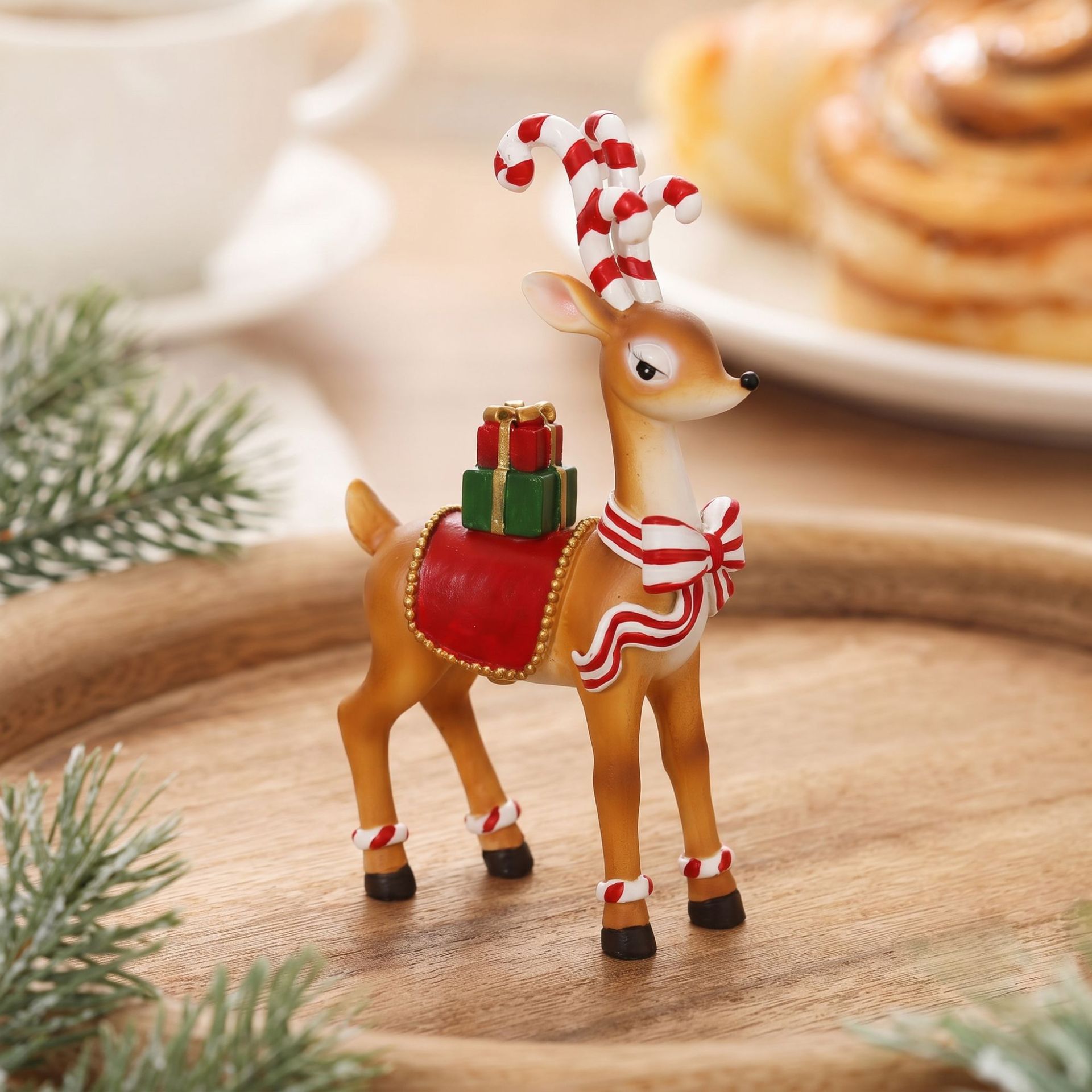 Resin Christmas Reindeer Figur - Xmas Resin Art recension och pris