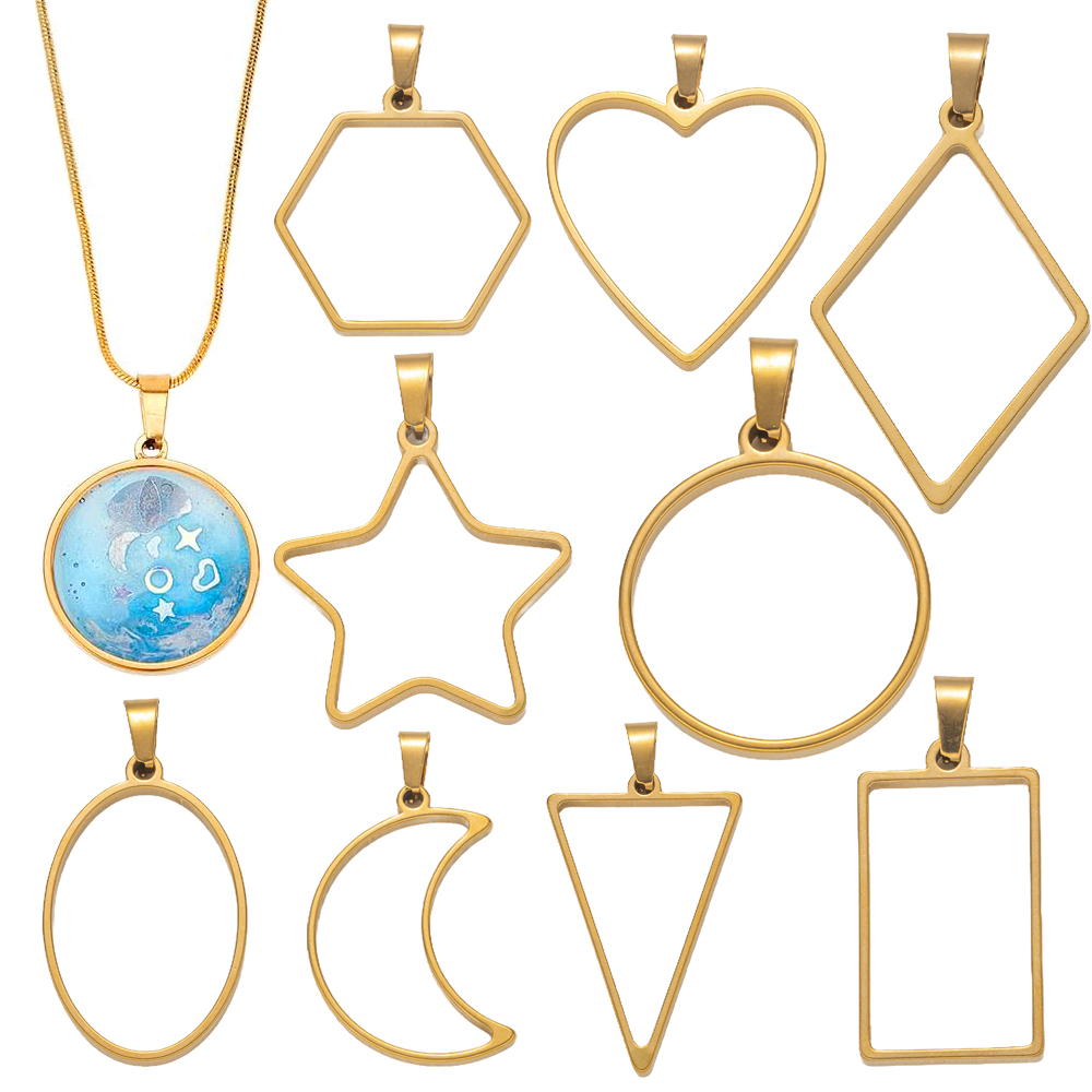 5pcs Stainless Steel Open Back - Resin Art Essentials recension och pris
