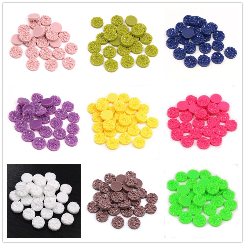 40pcs Resin Druzy Cabochons Do - Resin Art Essentials recension och pris