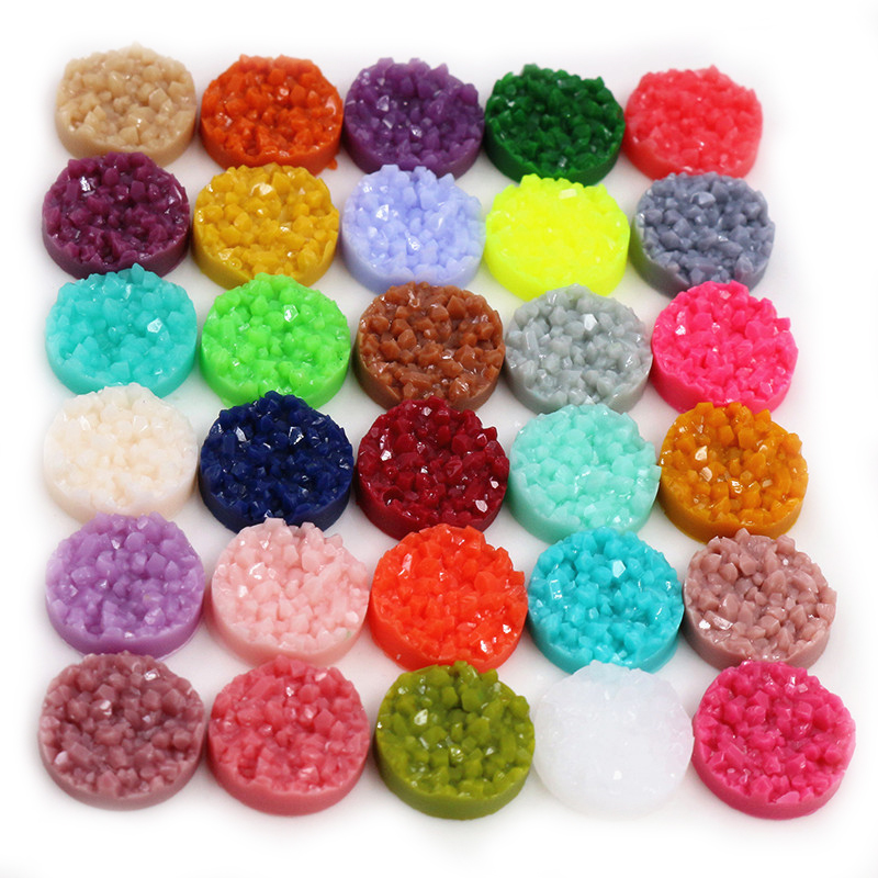 40pcs Resin Druzy Cabochons Do - Resin Art Essentials recension och pris
