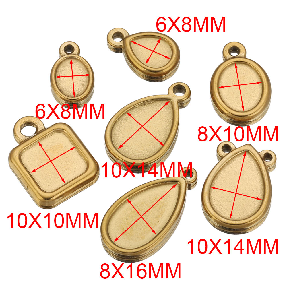 5pcs Stainless Steel Square Dr - Resin Art Essentials recension och pris