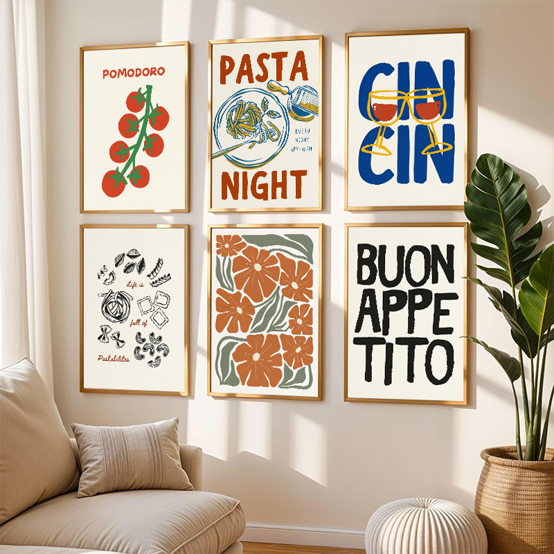 Retro Italian Cuisine Diamond  - Resin Art Quotes recension och pris