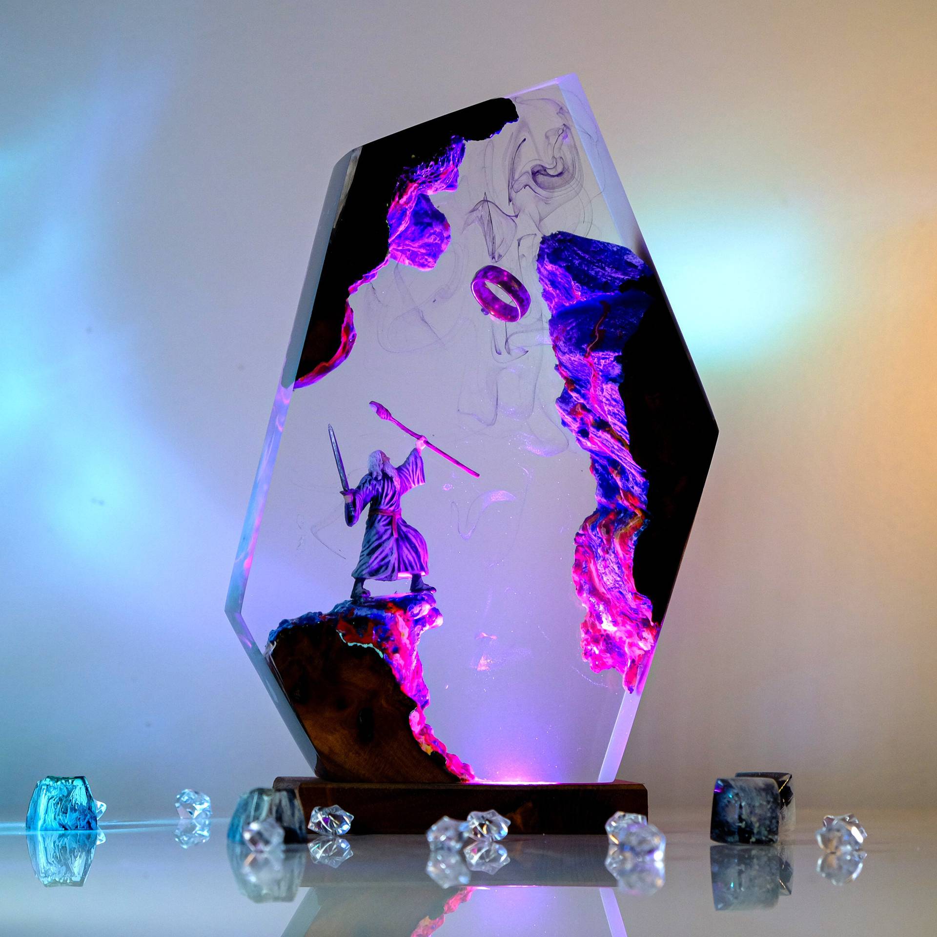 Movie Scence Figure Table Resi - Resin Art Things recension och pris