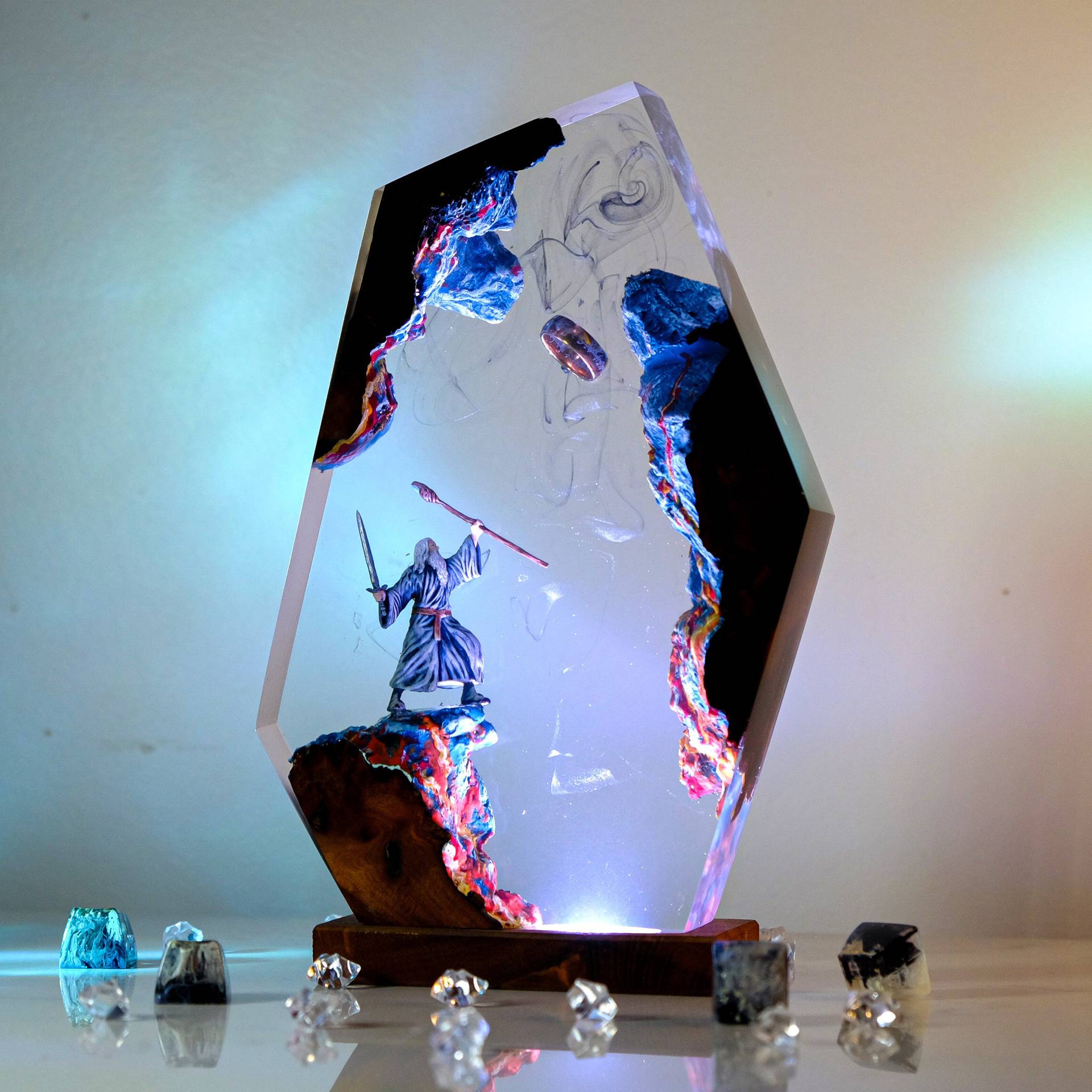 Movie Scence Figure Table Resi - Resin Art Things recension och pris