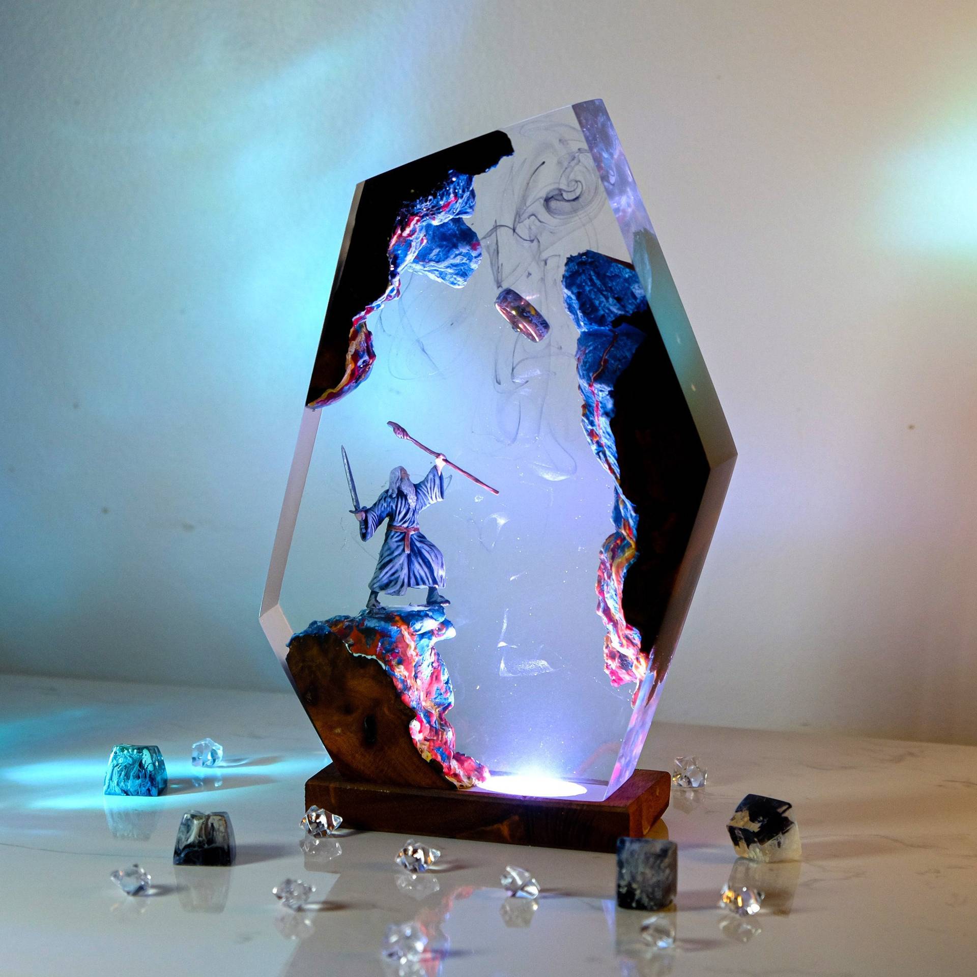 Movie Scence Figure Table Resi - Resin Art Things recension och pris