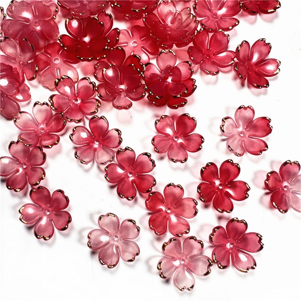 50pcs/lot 19mm Acrylic Cherry  - Resin Art Essentials recension och pris