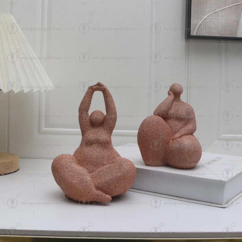 1pc, Sandstone Resin  Chubby W - Resin Art Table Top recension och pris