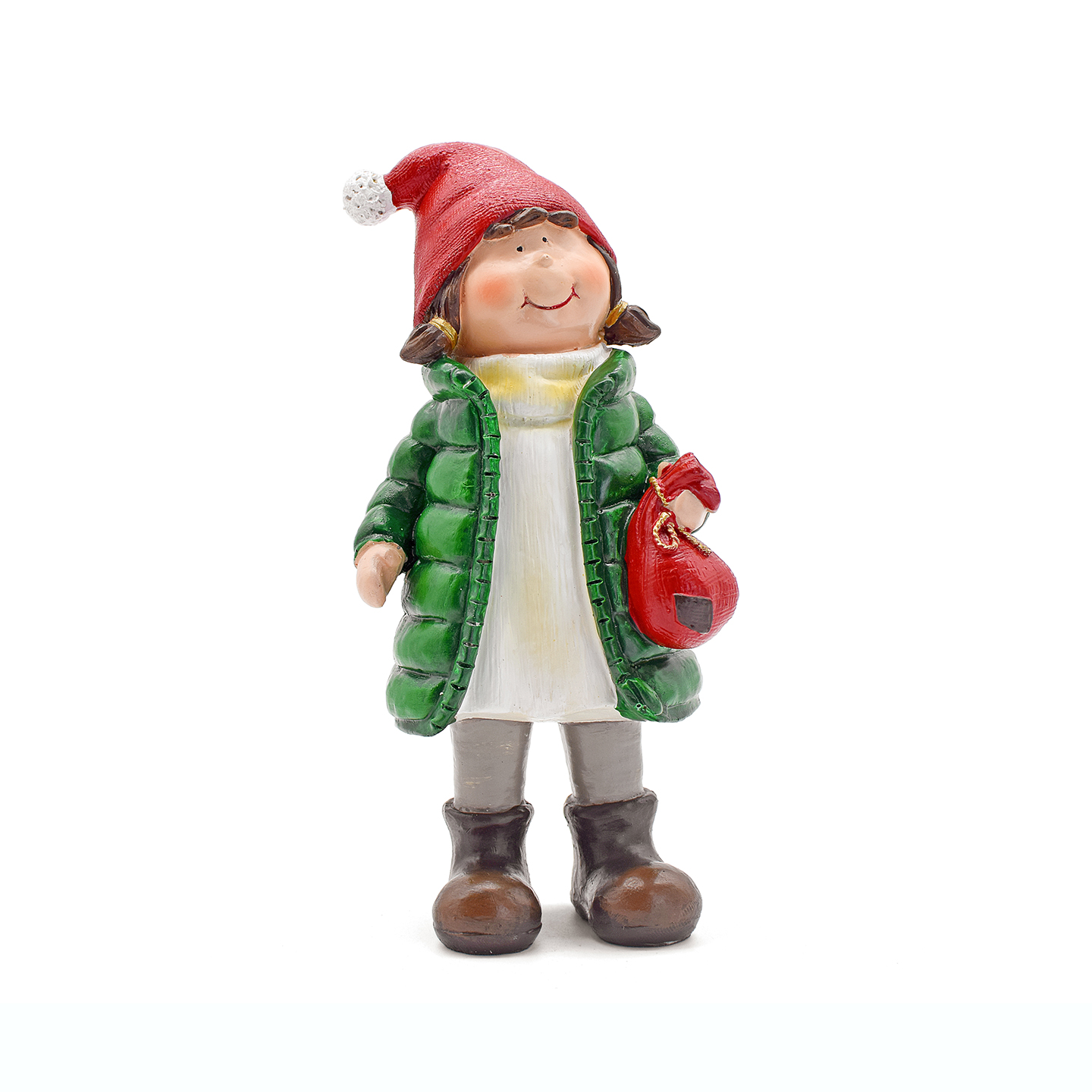 Set Of 2 Christmas Boy AndGirl - Resin Art Table Top recension och pris
