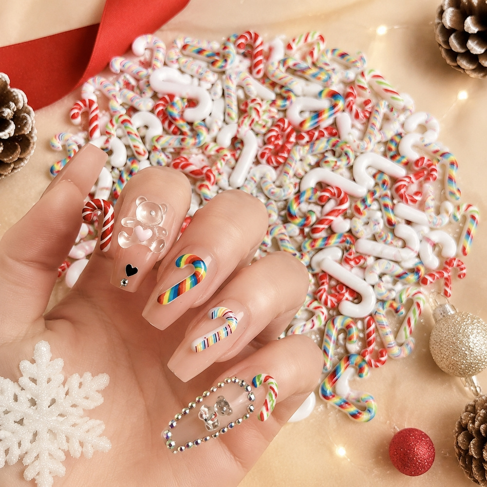 50Pcs Assorted Christmas Candy - Xmas Resin Art recension och pris