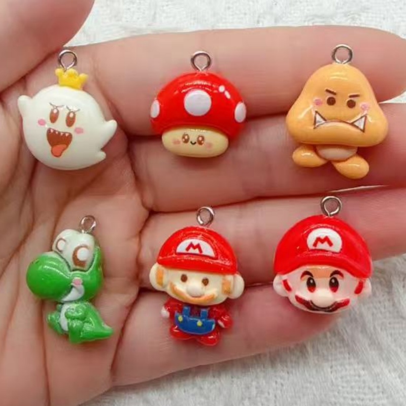 10pcs resin cartoon pendant, D - Resin Art Essentials recension och pris