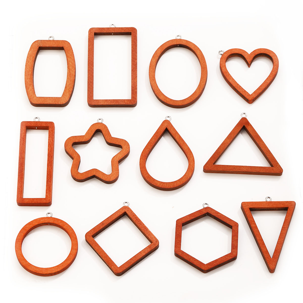 10PCS Triangle Rectangle Wood  - Resin Art Essentials recension och pris