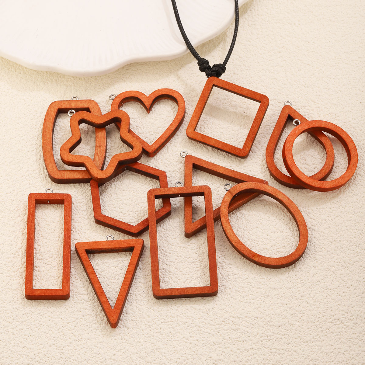 10PCS Triangle Rectangle Wood  - Resin Art Essentials recension och pris