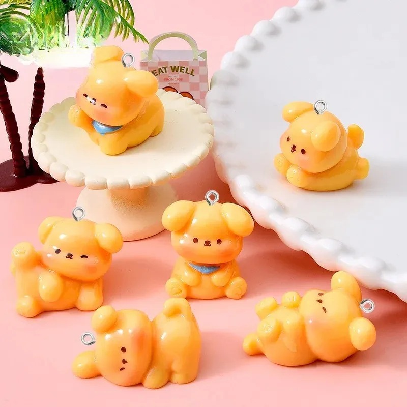 10Pcs Cute Cartoon Dog Acrylic - Resin Art Essentials recension och pris