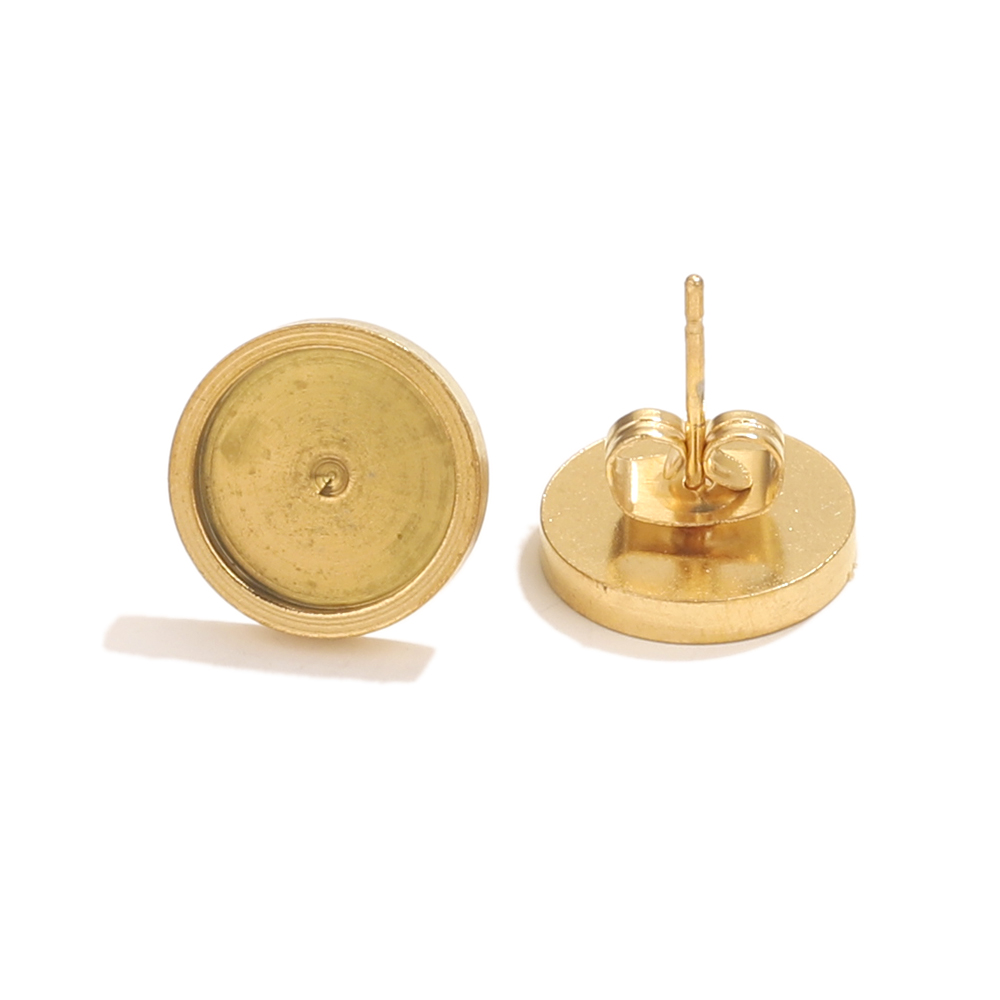 10pcs Stainless Steel Gold Ear - Resin Art Essentials recension och pris